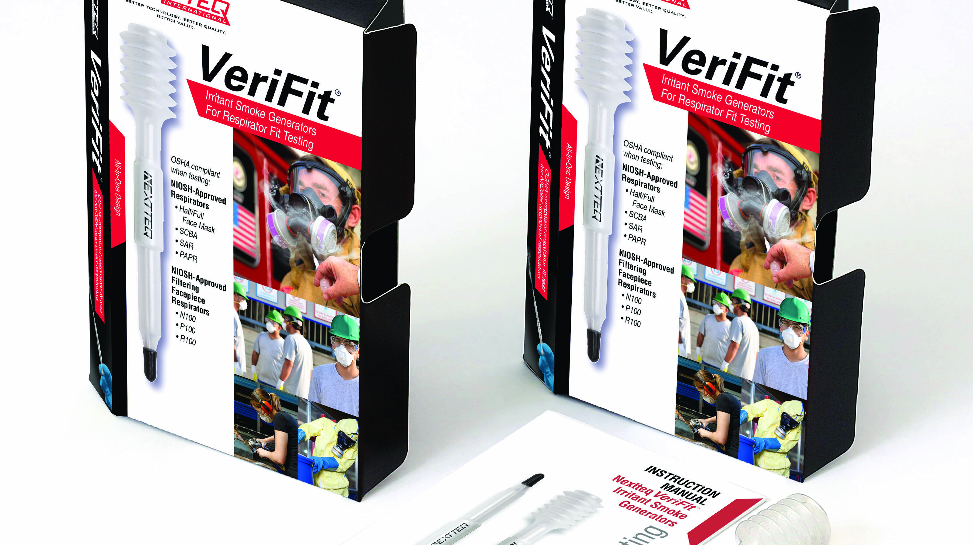 VeriFit Reizrauchgenerator-Testkits Von Nextteq – 10er-Pack Für Atemschutzmaskenprüfung
